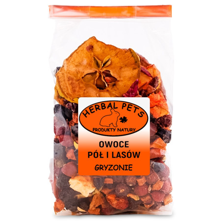 Herbal Pets - Owoce Pół i Lasów 100g | Naturalna przekąska dla gryzoni