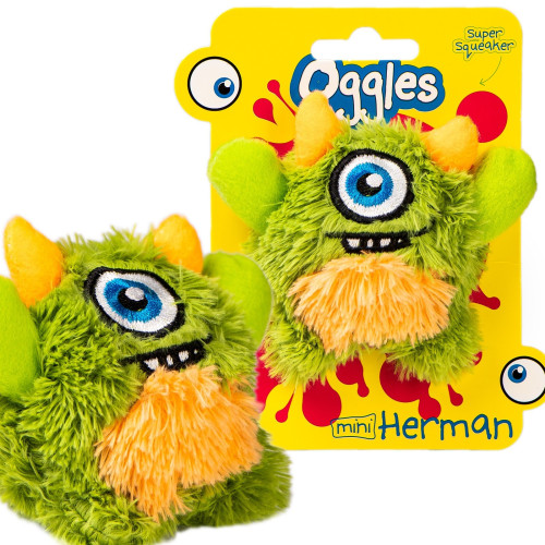 Maskotka dla psa HappyPet Oggles Herman piszcząca, skacząca