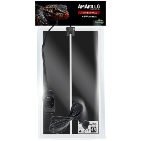 Terrario Amarillo 45W - mata grzewcza z termostatem LCD | Precyzyjna kontrola temperatury dla gadów