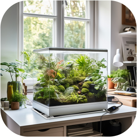 Terrario Amarillo 45W - mata grzewcza z termostatem LCD | Precyzyjna kontrola temperatury dla gadów