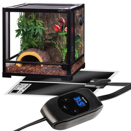 Terrario Amarillo 45W - mata grzewcza z termostatem LCD | Precyzyjna kontrola temperatury dla gadów