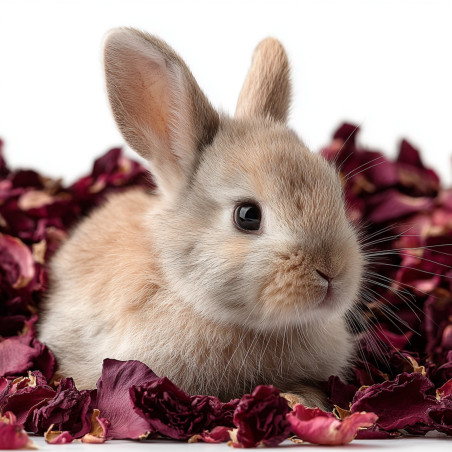 Herbal Pets - Hibiskus 60g | Naturalna przekąska dla królików i gryzoni