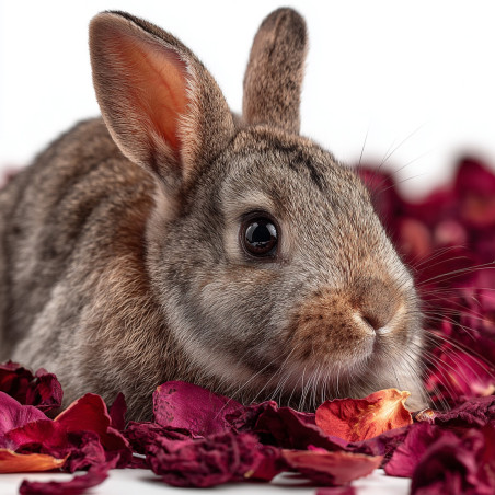 Herbal Pets - Hibiskus 60g | Naturalna przekąska dla królików i gryzoni