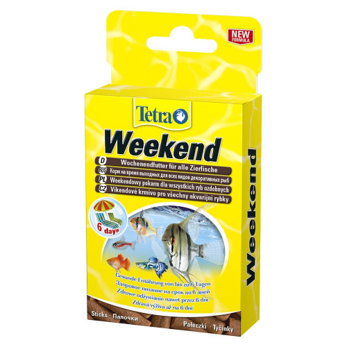Tetra Weekend 18g - pokarm na 6 dni dla ryb, idealny podczas wyjazdu