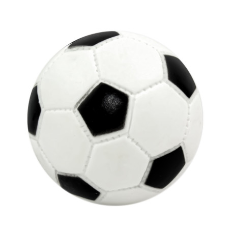 Pet Nova zabawka gumowa - piłka futbolowa 7cm - Wytrzymała, idealna do aportu