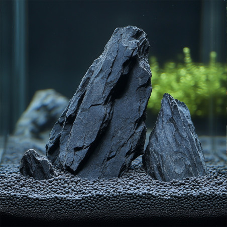 Żwirek akwariowy Kruger Meier Onyx Magma Stones 4-8 mm czarny 2 kg
