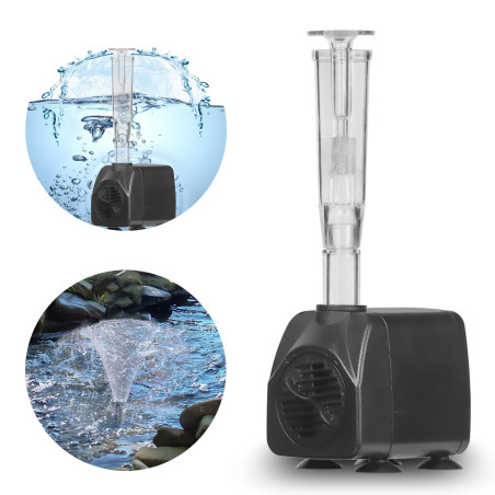 Kruger Meier Sturmkraft Brunnen zestaw fontannowy 650l/h - Niezawodny zestaw do oczka wodnego