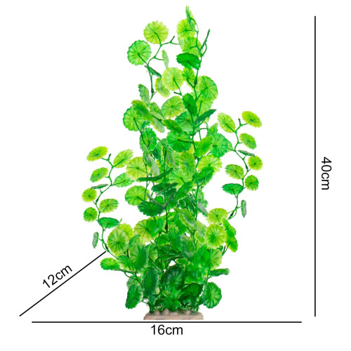 Kruger Meier Plant Leafy Climber - roślinka sztuczna | Idealna do akwarium słodkowodnego