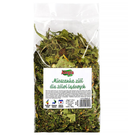 Alegia codzienne zioła dla Żółwi 80g | Naturalna dieta dla zdrowej skorupy
