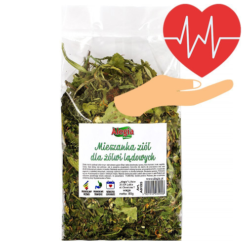 Alegia codzienne zioła dla Żółwi 80g | Naturalna dieta dla zdrowej skorupy