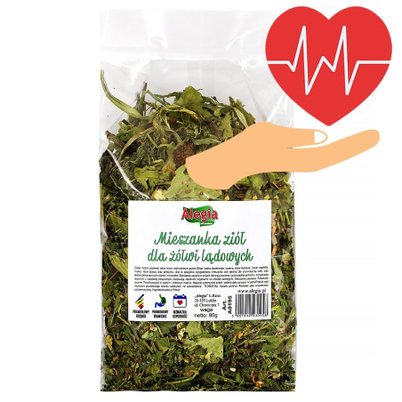 Alegia codzienne zioła dla Żółwi 80g | Naturalna dieta dla zdrowej skorupy