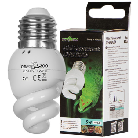Repti-Zoo Mini UVB 5.0 5W - Idealna do terrarium tropikalnego