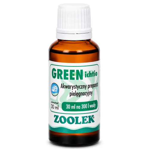 Preparat Zoolek Green Ichtio 30 ml na rybią ospę