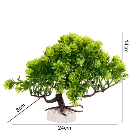 Kruger Meier Plant Zen Bosai - roślinka sztuczna | Idealna do akwarium