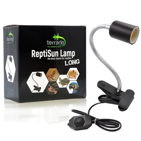 Terrario ReptiSun Long - lampa z uchwytem zaciskowym | Optymalne UVB dla gadów