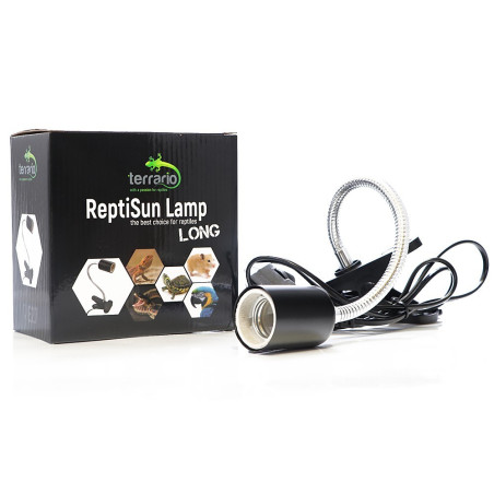 Terrario ReptiSun Long - lampa z uchwytem zaciskowym | Optymalne UVB dla gadów