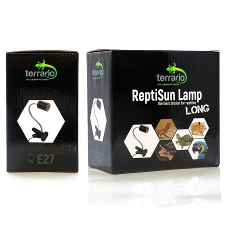 Terrario ReptiSun Long - lampa z uchwytem zaciskowym | Optymalne UVB dla gadów