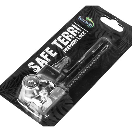 Terrario Safe Terri 120 - zamek do drzwi przesuwnych 12cm | Pewne zabezpieczenie terrarium