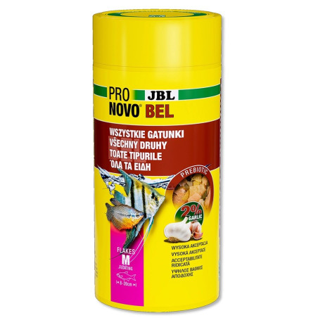 JBL Pronovo Bel Flakes M 250ml - Wzmacnia kolor i kondycję ryb