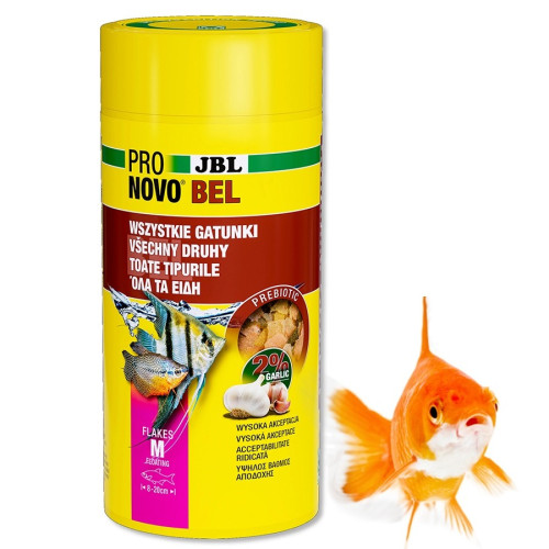 JBL Pronovo Bel Flakes M 250ml - Wzmacnia kolor i kondycję ryb