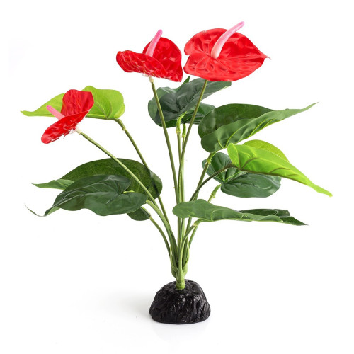 Repti-Zoo roślina sztuczna - Anthurium | Idealna do terrarium