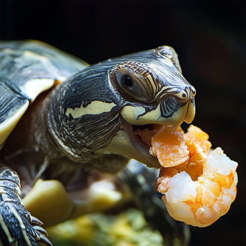Pokarm suszony Terrario Repti Bites Shrimps 500 ml - suszone krewetki dla gadów