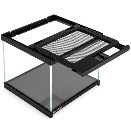 Terrarium szklane Terrario Frevo Clear 20×20×17 cm, przezroczyste