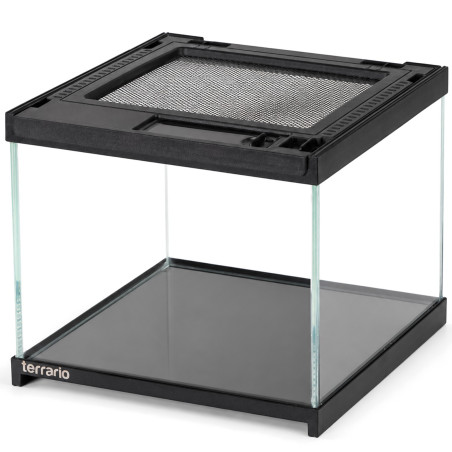 Terrarium szklane Terrario Frevo Clear 20×20×17 cm, przezroczyste