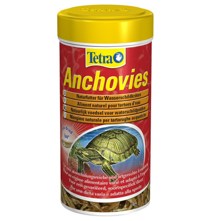 Tetra Anchovies 250ml - Wysokobiałkowy pokarm dla żółwi wodnych