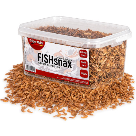 Pokarm Kruger Meier FISHsnax Shrimps 3000 ml dla karpi Koi