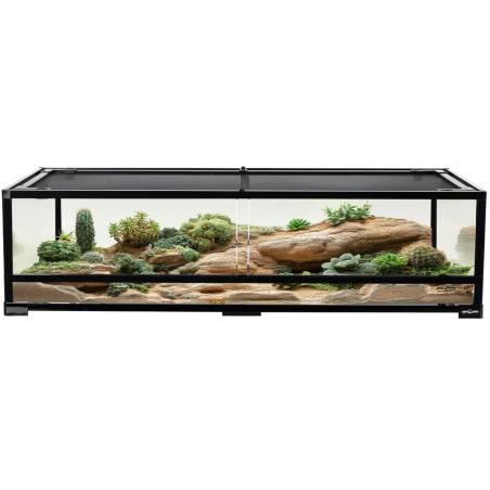 Terrarium Repti-Zoo Glass 120x45x32 cm, szklane z metalową siatką