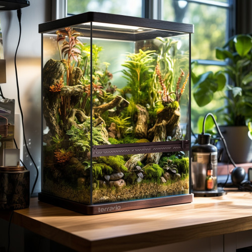 Terrario Oasis Verde 10 - terrarium 30x30x45 z zestawem | Idealne dla gadów, szybka wysyłka