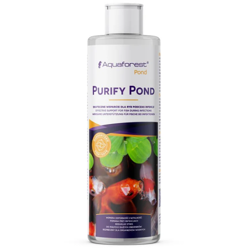 Preparat do oczek wodnych Aquaforest Purify POND 500 ml - oczyszczanie wody, pielęgnacja ryb