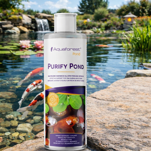 Preparat do oczek wodnych Aquaforest Purify POND 500 ml - oczyszczanie wody, pielęgnacja ryb