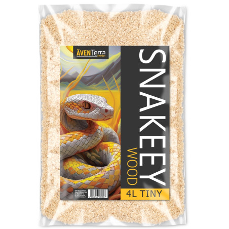 Podłoże drewniane Aventerra SNAKEEY Wood Tiny 4l, naturalne do terrarium dla węży i gryzoni