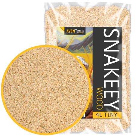 Podłoże drewniane Aventerra SNAKEEY Wood Tiny 4l, naturalne do terrarium dla węży i gryzoni