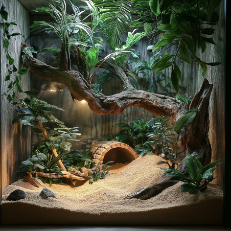 Podłoże drewniane Aventerra SNAKEEY Wood Tiny 4l, naturalne do terrarium dla węży i gryzoni