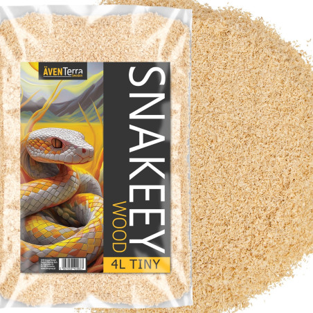 Podłoże drewniane Aventerra SNAKEEY Wood Tiny 4l, naturalne do terrarium dla węży i gryzoni