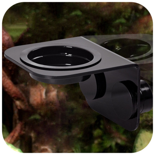 Repti-Zoo Magnetic Gecko Feeder - miska wisząca magnetyczna, łatwe karmienie i stabilny montaż