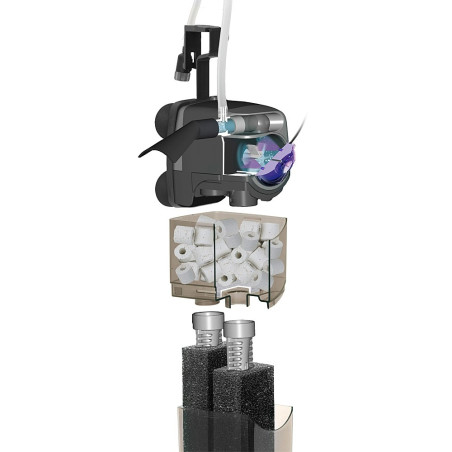 Aquael UNIFILTER UV 1000 - filtr wewnętrzny 1000L/H | Krystaliczna woda