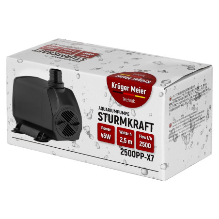 Kruger Meier Sturmkraft 3000LK-X8 - pompa wody 3000l/h | Idealna do oczka wodnego