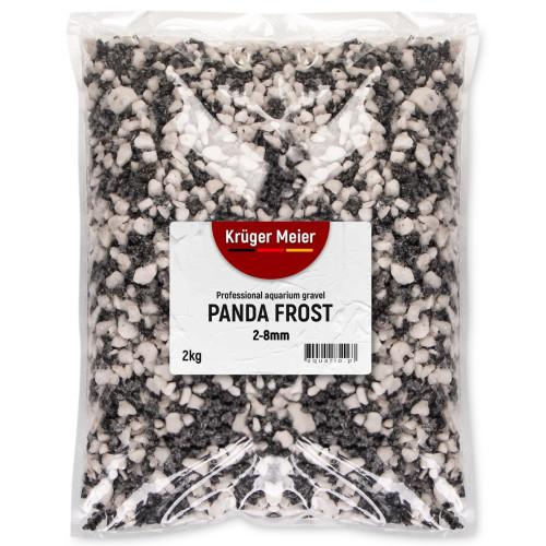 Kruger Meier Panda Frost 2–8 mm – Żwirek akwarystyczny 2 kg | Idealny do akwarium