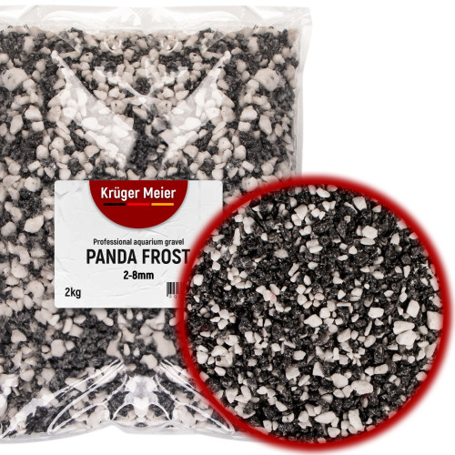 Kruger Meier Panda Frost 2–8 mm – Żwirek akwarystyczny 2 kg | Idealny do akwarium