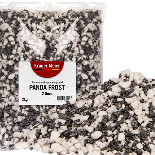 Kruger Meier Panda Frost 2–8 mm – Żwirek akwarystyczny 2 kg | Idealny do akwarium