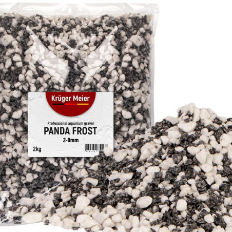 Kruger Meier Panda Frost 2–8 mm – Żwirek akwarystyczny 2 kg | Idealny do akwarium