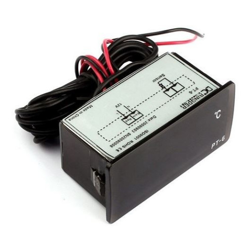 Termometr cyfrowy Ringder PT-6 do akwarium czerwony 12V