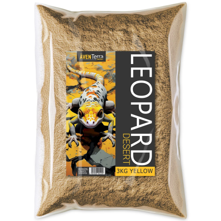 Glina do terrarium Aventerra Sweden LEOPARD Desert Yellow 3 kg