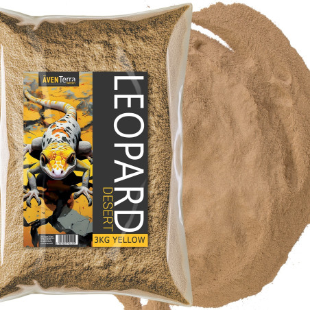 Glina do terrarium Aventerra Sweden LEOPARD Desert Yellow 3 kg