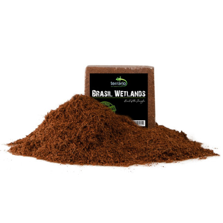 Terrario Brasil Wetlands 1.5l - podłoże z włókien kokosa | Idealne do wilgotnych terrariów