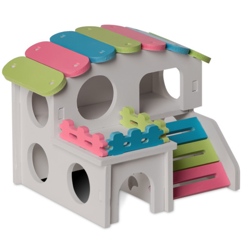 Furrever Friends Holiday Mouse-House - Przytulny i bezpieczny domek dla myszy i chomików
